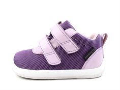 Bundgaard Walk Sport sko lilac med velcro og TEX